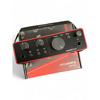 Used Focusrite Scarlett Solo Gen 4 Audio Interface