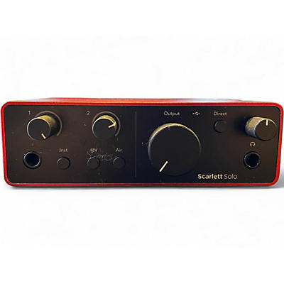 Used Focusrite Scarlett Solo Gen 4 Audio Interface