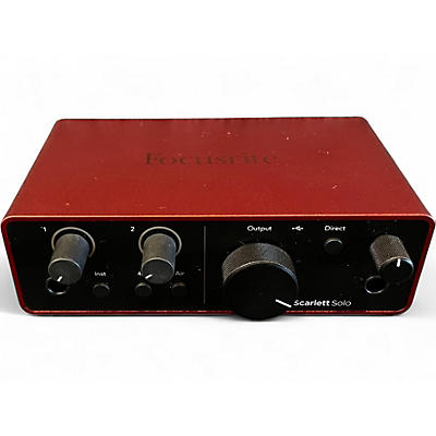 Used Focusrite Scarlett Solo Gen 4 Audio Interface