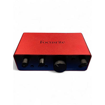 Used Focusrite Scarlett Solo Gen 4 Audio Interface