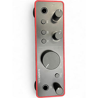 Used Focusrite Scarlett Solo Gen 4 Audio Interface