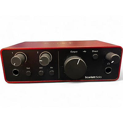 Used Focusrite Scarlett Solo Gen 4 Audio Interface