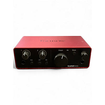 Used Focusrite Scarlett Solo Gen 4 Audio Interface