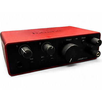 Used Focusrite Scarlett Solo Gen 4 Audio Interface