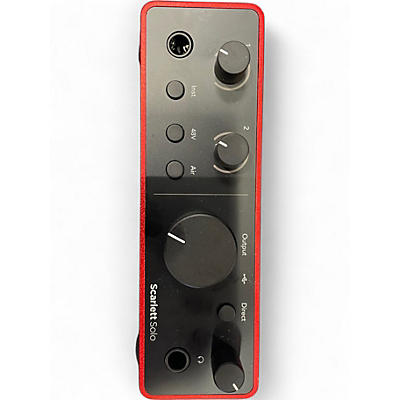 Used Focusrite Scarlett Solo Gen 4 Audio Interface