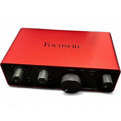Used Focusrite Scarlett Solo Gen 4 Audio Interface