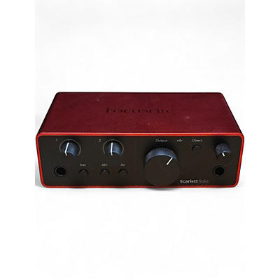 Used Focusrite Scarlett Solo Studio Gen 4 Audio Interface