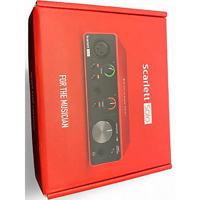 Used Focusrite Scarlett Solo Studio Gen 4 Audio Interface