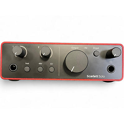 Used Focusrite Solo Gen 4 Audio Interface