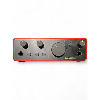Used Focusrite Solo gen 4 Audio Interface