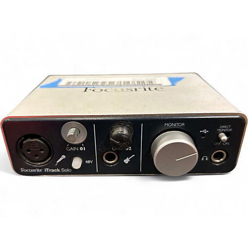 Used Focusrite iTrack Solo Audio Interface