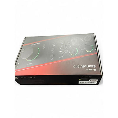 Used Focusrite scarlett 16i16 gen 4 Audio Interface