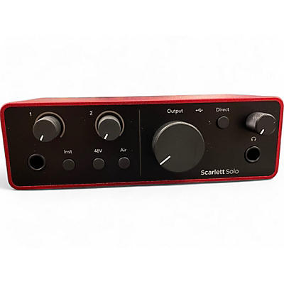 Focusrite Used Focusrite scarlett solo 4th gen Audio Interface