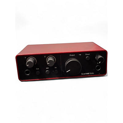 Focusrite Used Focusrite scarlett solo Gen 4 Audio Interface