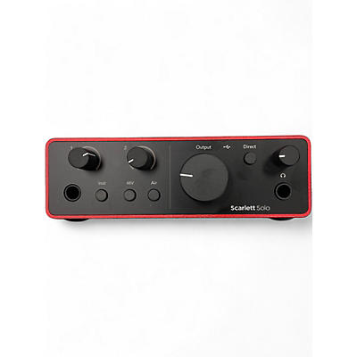 Used Focusrite scarlett solo gen 4 Audio Interface