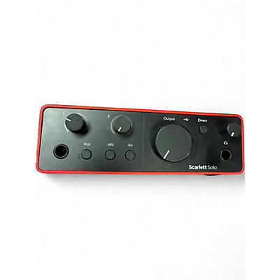 Used Focusrite scarlett solo gen 4 Audio Interface