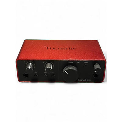 Used Focusrite scarlett solo gen 4 Audio Interface