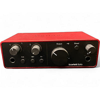 Used Focusrite scarlett solo gen 4 Audio Interface