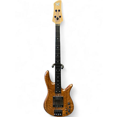Used Fodera MONARCH Walnut Electric Bass Guitar Walnut