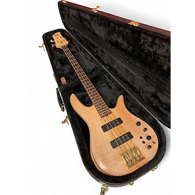 Used Fodera Monarch Standard 4  Natural Electric Bass Guitar