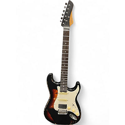 Used Fogiill SUPER STRAT SUNBURST Solid Body Electric Guitar