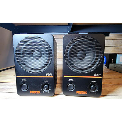 Used Fostex 6301nx Pair Powered Monitor