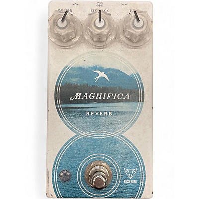 Used Foxpedal Magifica Reverb Effect Pedal