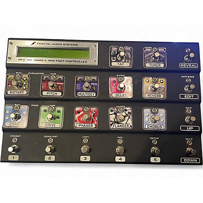 Used Fractal Audio MFC-101 II MIDI Foot Controller Footswitch