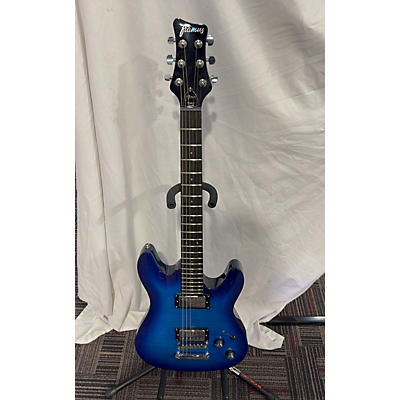 Used Framus Diablo Blue Solid Body Electric Guitar