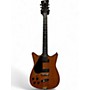 Used Frank Brothers Arcade Signature P90 Left Handed Vintage Amber Solid Body Electric Guitar Vintage Amber