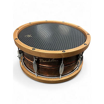 Used Franklin 14X6.5 COPPER FIELD PATINA Drum