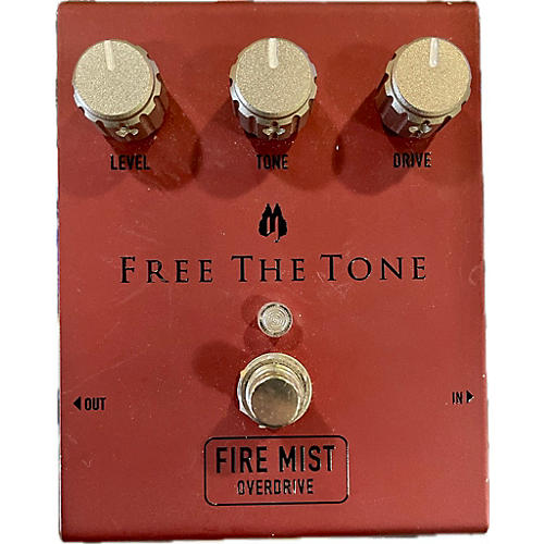 Free The Tone Used Free The Tone Fire Mist Overdrive Effect Pedal