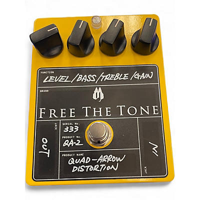 Used Free The Tone quad-arrow distortion Effect Pedal