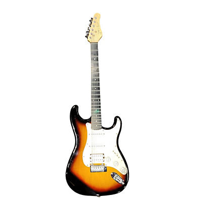 Fretlight Used Fretlight 400 Series Hss 2 Color Sunburst Solid Body Electric Guitar