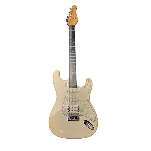 Fretlight Used Fretlight 400 Series Vintage White Solid Body Electric Guitar Vintage White