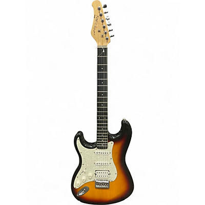 Used Fretlight 500 S Series 2 Tone Sunburst Electric Guitar