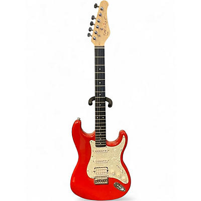 Used Fretlight Optek 400 Red Solid Body Electric Guitar