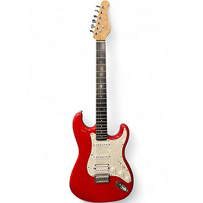 Used Fretlight Optek 400 Red Solid Body Electric Guitar