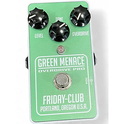 Used Friday Club GREEN MENACE Effect Pedal