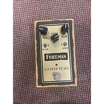 Friedman Used Friedman Golden Pearl Overdrive Effect Pedal