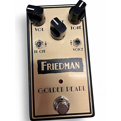 Used Friedman Golden Pearl Overdrive Effect Pedal