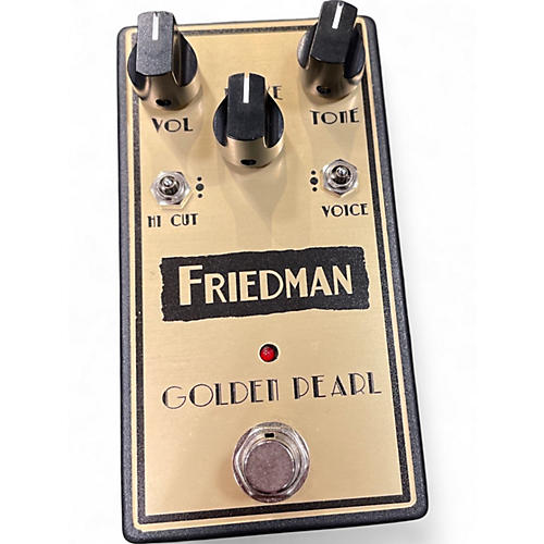 Used Friedman Golden Pearl Overdrive Effect Pedal