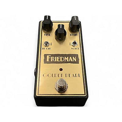 Used Friedman Golden Pearl Overdrive Effect Pedal