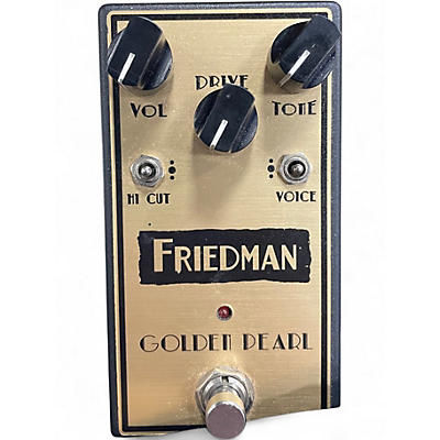 Used Friedman Golden Pearl Overdrive Effect Pedal