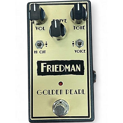 Used Friedman Golden Pearl Overdrive Effect Pedal