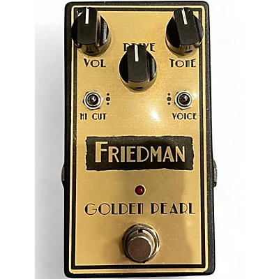 Used Friedman Golden Pearl Overdrive Effect Pedal