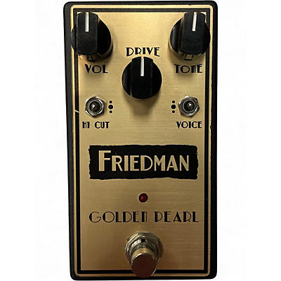 Used Friedman Golden Pearl Overdrive Effect Pedal