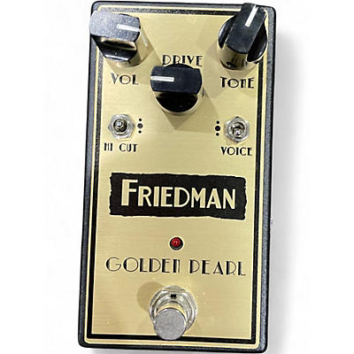 Used Friedman Golden Pearl Overdrive Effect Pedal