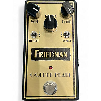 Used Friedman Golden Pearl Overdrive Effect Pedal