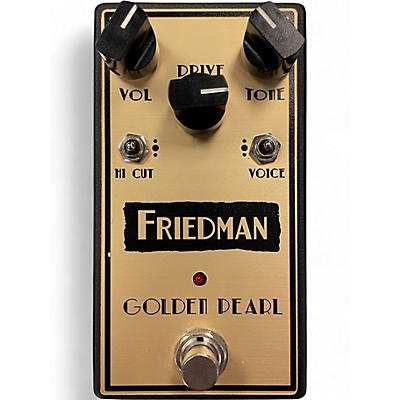Used Friedman Golden Pearl Overdrive Effect Pedal